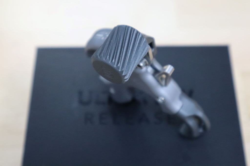 ULTRAVIEW UV Thumb Release Trigger – Ambidextrous Medium Grey Aluminum For Compound Bows